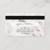 Cartes de crédit Rose stylisé Gold Lashes (Dos)