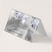 Cartes de crédit Style Silver Diamond (Devant)
