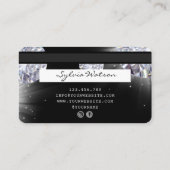 Cartes de crédit Style Silver Diamond (Dos)