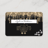 Cartes de crédit Styled Driving Gold diamants (Dos)