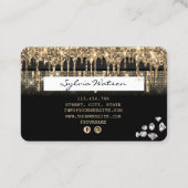 Cartes de crédit Styled Driving Gold diamants (Dos)