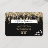 Cartes de crédit Styled Driving Gold diamants (Dos)