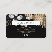 Cartes de crédit Styled Gold Honeycomb Diamonds (Dos)