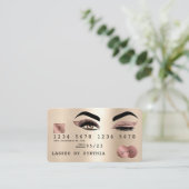 Cartes de crédit Stylos Gold Lashes (Debout devant)