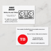 Cartes de Daniel d'équipe (Devant / Derrière)