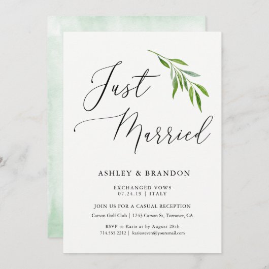 Cartes de déclaration d'élopement simple | Tout ju (Devant / Derrière)