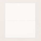 Cartes de décoration de table à fleurs roses Hydra (Inside Unfolded)