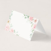 Cartes de décoration de table à fleurs roses Hydra (Back)