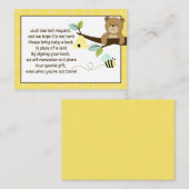 Cartes de demande de carnet de réservation pour l' (Devant / Derrière)