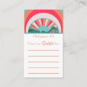 Cartes de demande de la Gratitude chrétienne et de (Devant)