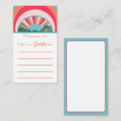 Cartes de demande de la Gratitude chrétienne et de (Devant / Derrière)