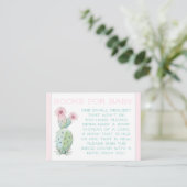 Cartes de demande de livre Cactus (Debout devant)
