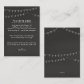 Cartes de demande de livre de brasserie (Devant / Derrière)