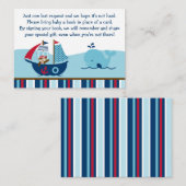 Cartes de demande de livre de pirates nautiques (Devant / Derrière)