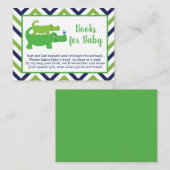 Cartes de demande de livre pour baby shower bébé a (Devant / Derrière)