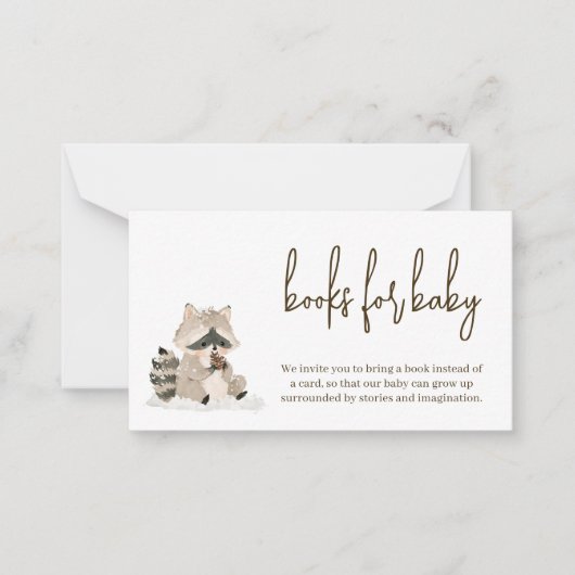 Cartes de demande de livres pour bébé pour une bab (Devant)