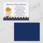 Cartes de demande du livre Customisé pour bébé Con (Devant / Derrière)