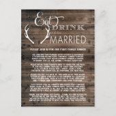 Cartes de demande mariage Potluck (Devant)