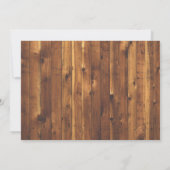 Cartes de demoiselle d'honneur en bois avec guirla (Dos)