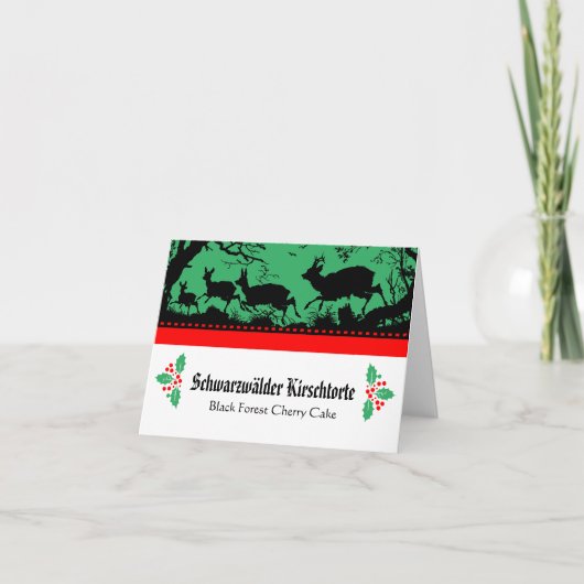 Cartes de description de la nourriture du buffet d (Devant)