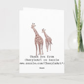 Cartes de dessin de la mère et de l'enfant (Dos)