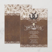 Cartes de détails Rustiques de Fers à Cheval et de (Devant / Derrière)