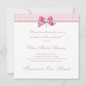 Cartes de deuil rose (Dos)