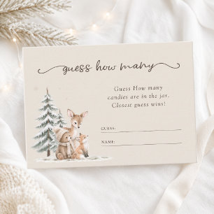 Cartes de devinette pour Baby Shower sur les Anima