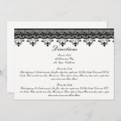 Cartes de direction Black Lace (Devant / Derrière)