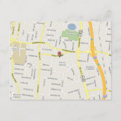 Cartes de direction de Mariage jaune Gris Damas (Dos)