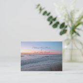 Cartes de direction de vue de face de plage (Debout devant)