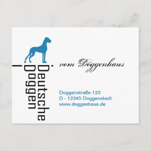 Cartes de Dogue allemand personnalisables