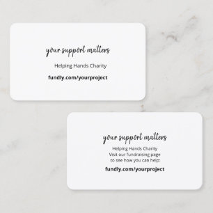 Cartes de Don pour une Campagne de Charité Réussie