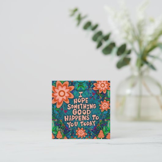 Cartes de douceur pour bon devis de champignons (Debout devant)