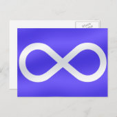 Cartes de drapeau des Métis Cartes d'art des Premi (Devant / Derrière)