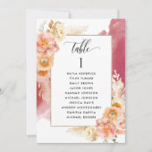 Cartes de dressage avec nom de l'hôte (Devant)