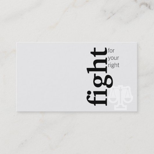 Cartes de droit minimal (Dos)