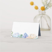 Cartes de Étiquette de nourriture buffet Dusty Blu (Devant)