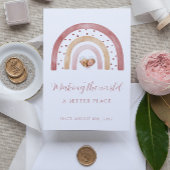 Cartes de Faire-part Boho Rainbow Newborn