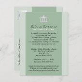 Cartes de faire-part de cabinet juridique (Devant / Derrière)