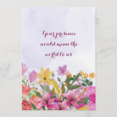 Cartes de Faire-Part de Date de Mariage (Dos)