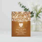 Cartes de faire-part de date de mariage avec fleur (Debout devant)