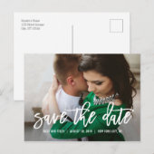 Cartes de faire-part de date de mariage Charm Ench (Devant / Derrière)