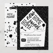 Cartes de Faire-part de déménagement de la petite (Devant / Derrière)