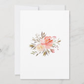 Cartes de Faire-part de déménagement Floral Douce (Dos)