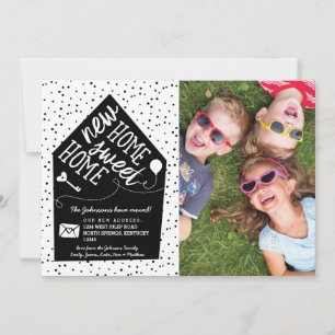Cartes de Faire-part de déplacement de photos de f
