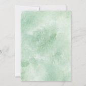 Cartes de Faire-part de déplacement Eucalyptus Aqu (Dos)