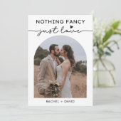 Cartes de faire-part de fuite pour une cérémonie i (Debout devant)