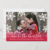 Cartes de Faire-part de grossesse de Noël (Devant)