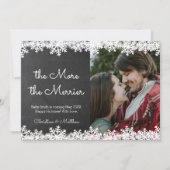 Cartes de Faire-part de grossesse de Noël (Devant)